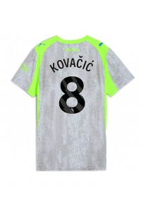 Fotbalové Dres Manchester City Mateo Kovacic #8 Dámské Třetí Oblečení 2025-26 Krátký Rukáv